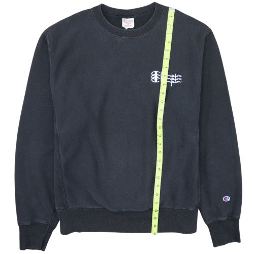 Champion Men's Black Medium Reverse Weave Pullover Sweatshirt