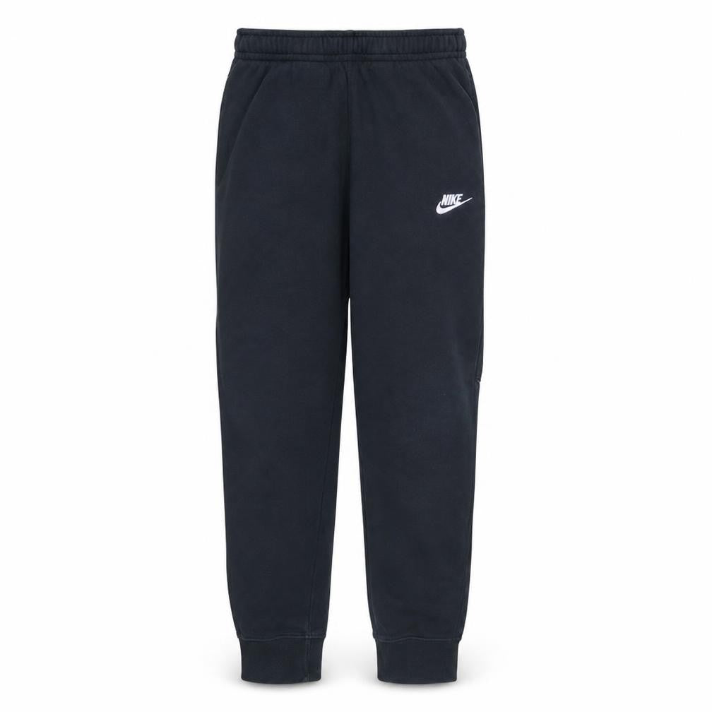 Nike Men's Black Jogger Trousers Small Fleece Elastic Waist