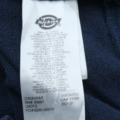 Dickies Men's Blue Small Pullover Sweatshirt Crew Neck Logo