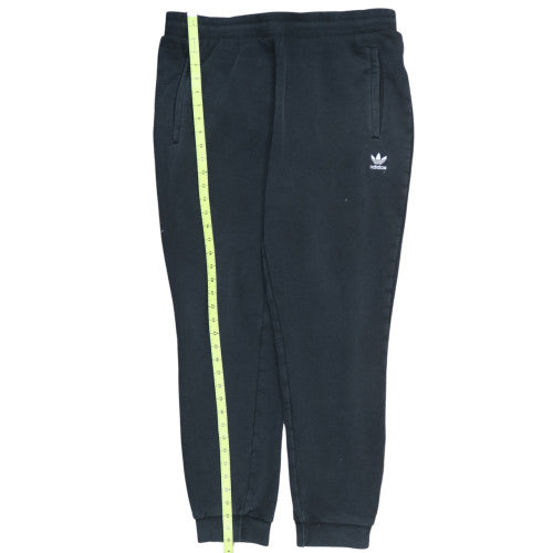 Adidas Men's Black XL Jogger Sweatpants Tapered Fit Casual Fleece