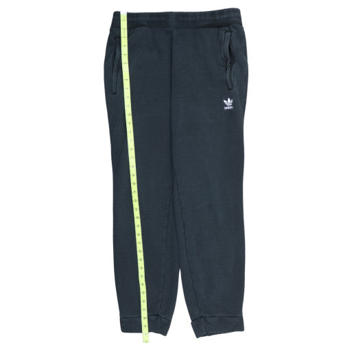 Adidas Men Black Jogger Sweatpants L Cotton Blend Casual