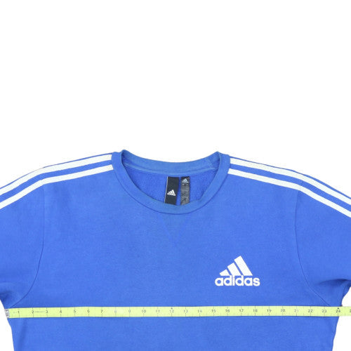 Adidas Men's Blue Crew Neck Pullover Sweatshirt Size L