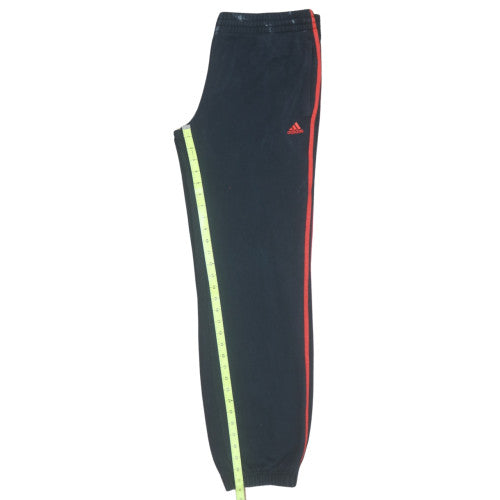 Adidas Boys Black Red Jogger Sweatpants 15-16 Years Elastic Waist