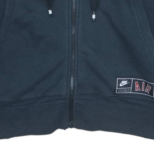 Nike Men's Blue XL Full Zip Hooded Fleece Sweatshirt