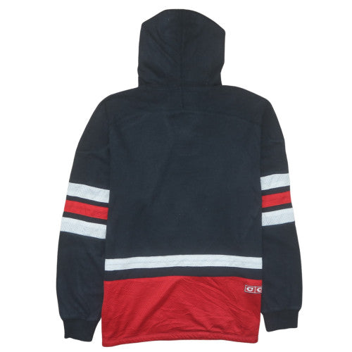 CCM Mens Black Hockey Logo Pullover Hoodie Size L