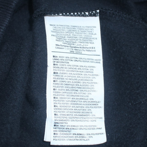 Nike Men's Black Pullover Hoodie Size L Sports Fleece Sweatshirt