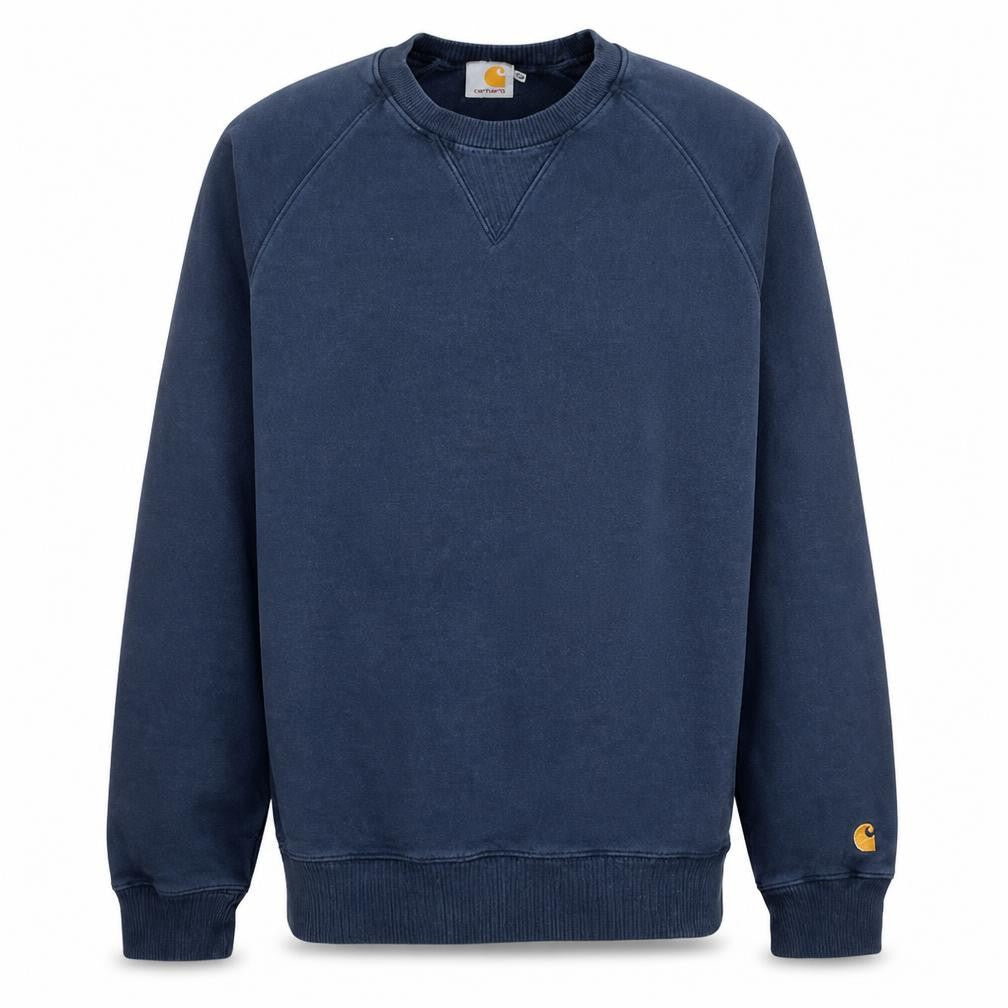 Carhartt Men's Blue Crew Neck Pullover Sweatshirt Size S