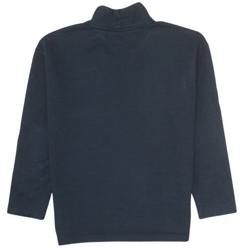 Nike Men's Black Roll Neck Cotton Sweatshirt Small