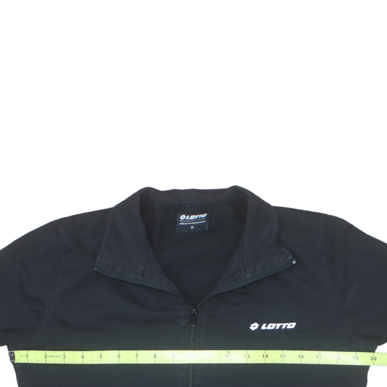 Lotto Men's Black Full Zip Sweatshirt Jacket Size M