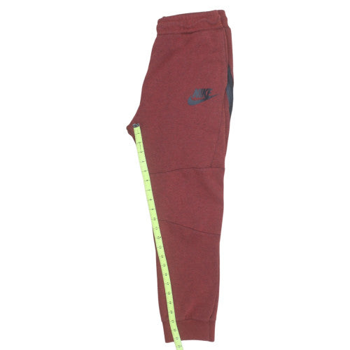 Nike Boys Red Jogger Trousers XL Fleece Sweatpants Activewear