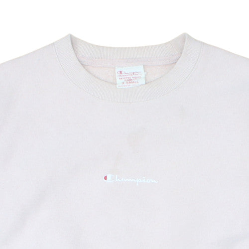 Champion Womens Beige Reverse Weave Crew Neck Sweatshirt XS