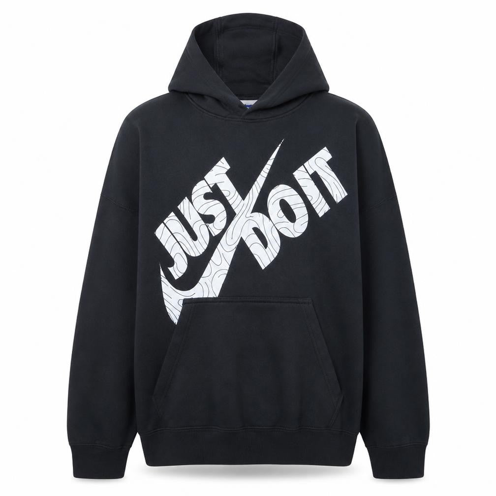 Nike Mens Black XL Pullover Hoodie Just Do It Graphic Print