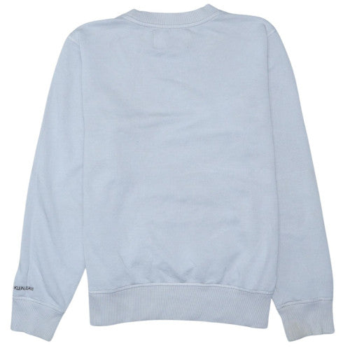 Calvin Klein Jeans Men's Grey Pullover Sweatshirt M Regular Fit