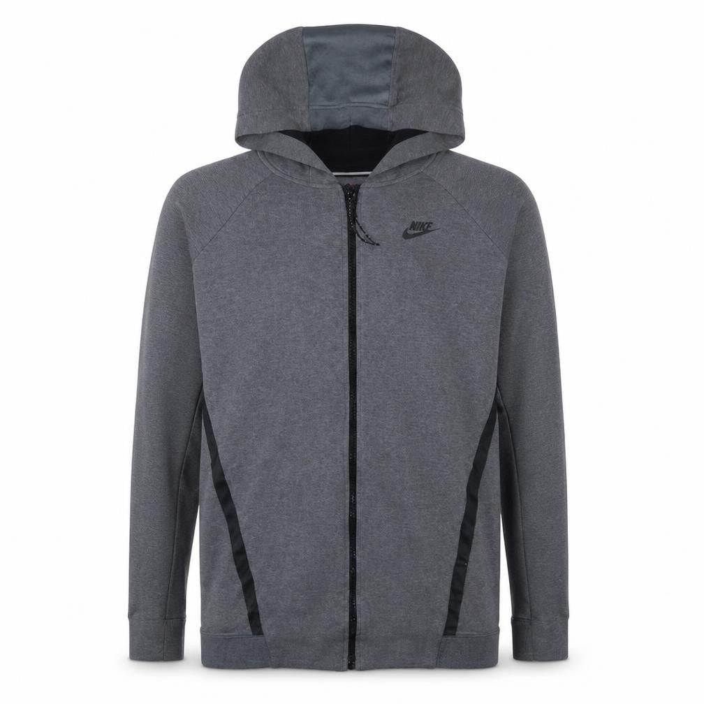 Nike Men's Grey Full Zip Hoodie Size M Sportswear