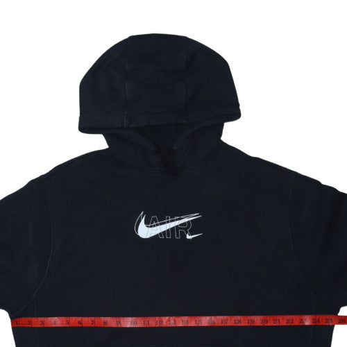 Nike Men's Black Pullover Hoodie L Logo Fleece Sportswear