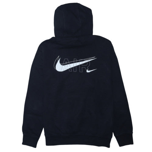 Nike Men's Black Pullover Hoodie L Logo Fleece Sportswear