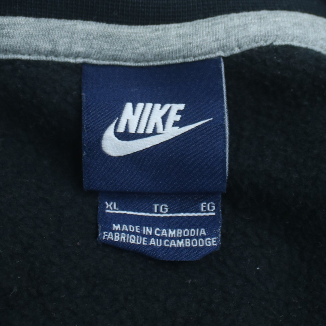 Nike Men's Black XL Crew Neck Pullover Sweatshirt