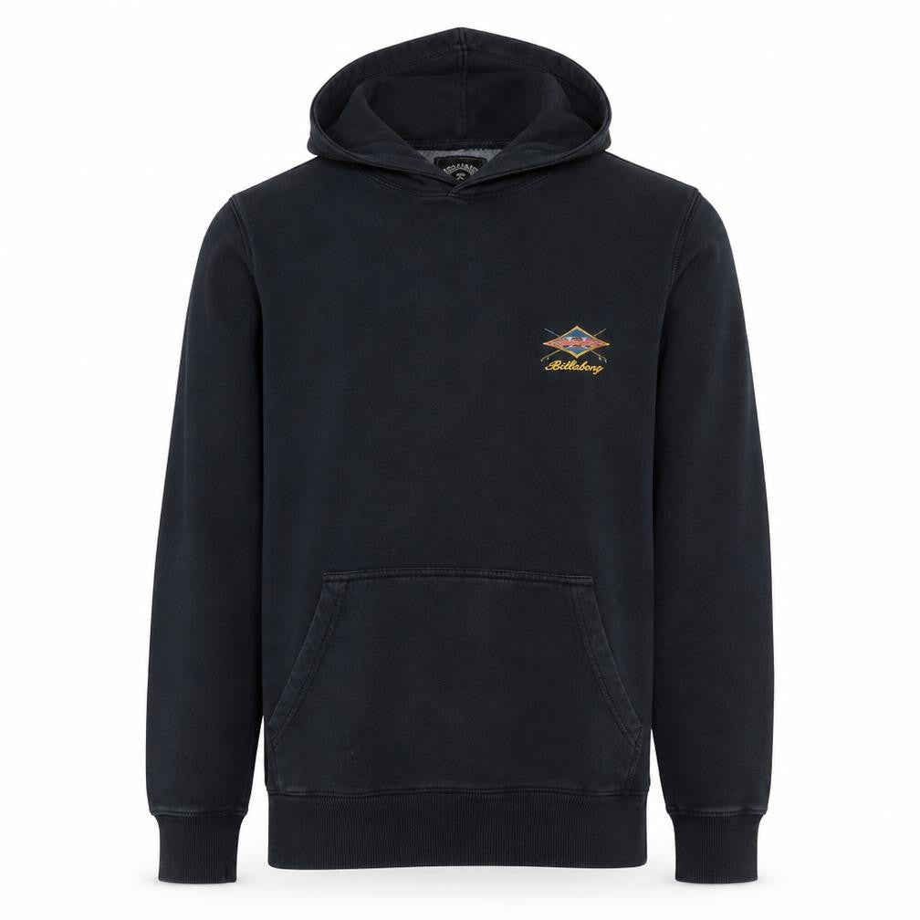 Billabong Men's Black XS Pullover Hoodie with Logo Graphic