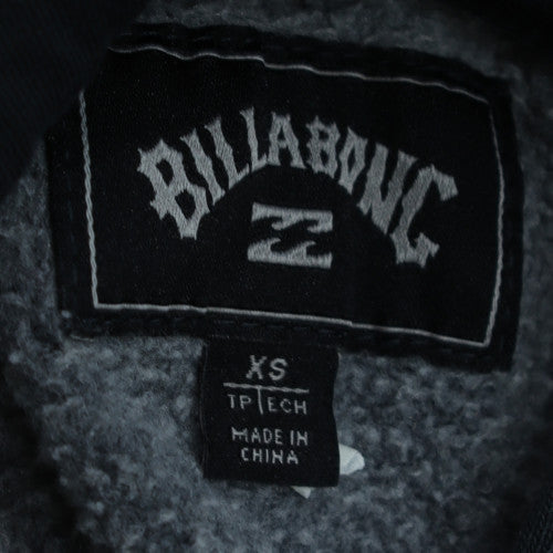 Billabong Men's Black XS Pullover Hoodie with Logo Graphic
