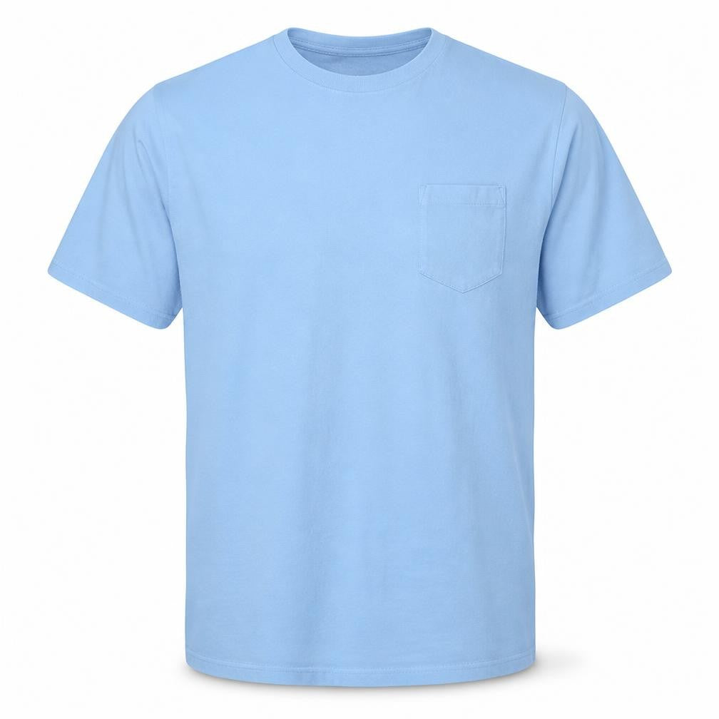 Nautica Men's Light Blue XL Crew Neck Cotton Blend T-Shirt