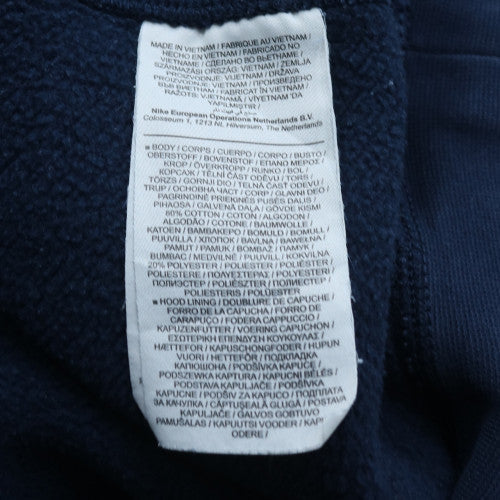 Nike Men's Blue Pullover Hoodie Small - Regular Fit Fleece