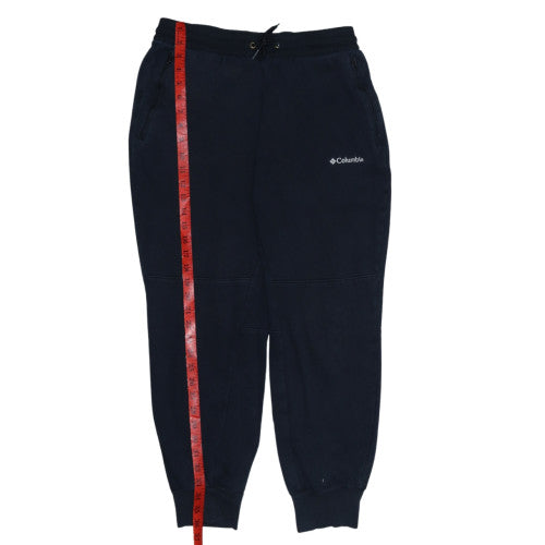 Columbia Men's Black Fleece Joggers M Regular Fit Elastic Waist
