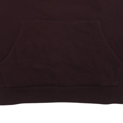Lonsdale Mens Brown 3XL Pullover Hoodie with Logo Pocket