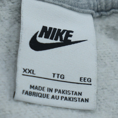 Nike Men's Grey 2XL Crew Neck Pullover Sweatshirt