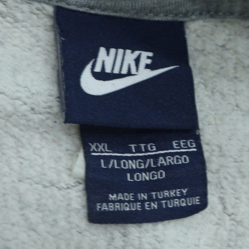 Nike Mens Grey 2XL Full Zip Hoodie Sweatshirt