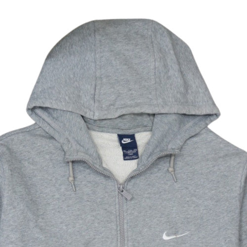 Nike Mens Grey 2XL Full Zip Hoodie Sweatshirt