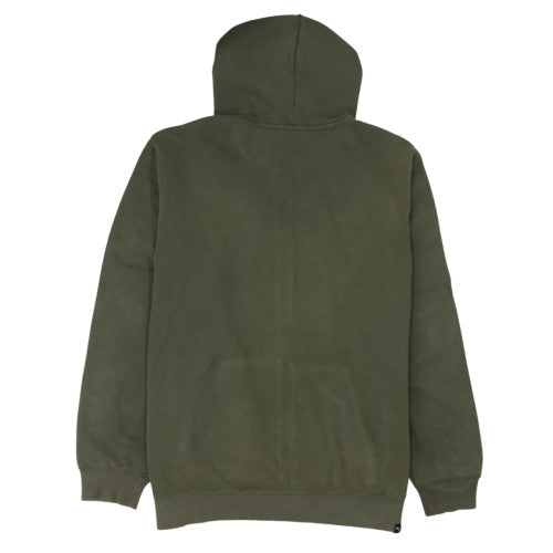 Puma Men's Green 2XL Full Zip Fleece Hoodie Sweatshirt