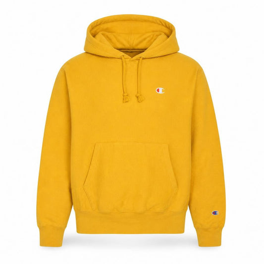 Champion Men's Yellow XS Reverse Weave Pullover Hoodie
