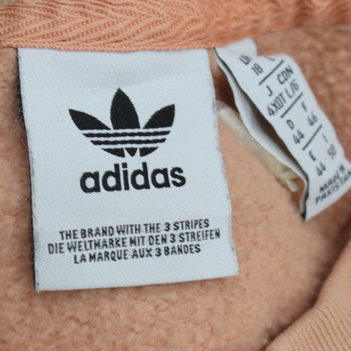 Adidas Womens Beige Crew Neck Pullover Sweatshirt Size 10
