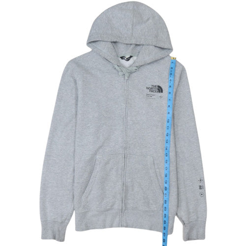 The North Face Men's Grey Full Zip Hoodie Size M Outdoor Fleece