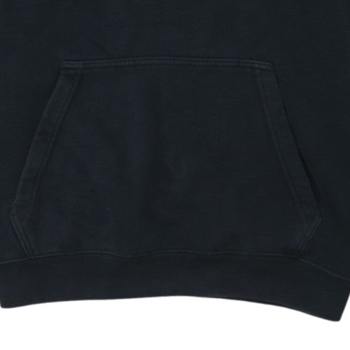 Nike Men's Black Pullover Hoodie M Regular Fit Logo Fleece
