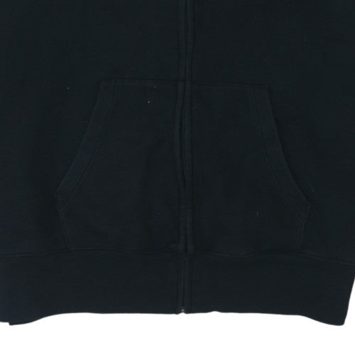 Champion Men's Black Full Zip Hoodie L Regular Fit Sportswear