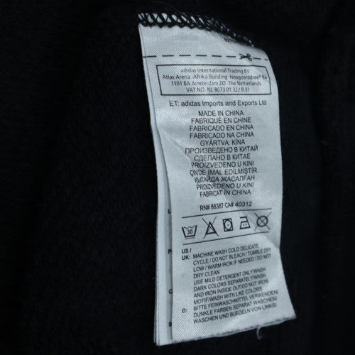 Adidas Women's Black Crew Neck Pullover Sweatshirt Size 14