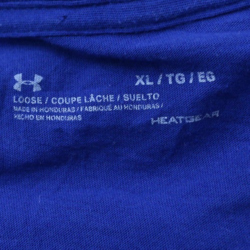 Under Armour Men's Blue Steph Curry SC Logo HeatGear T-Shirt XL