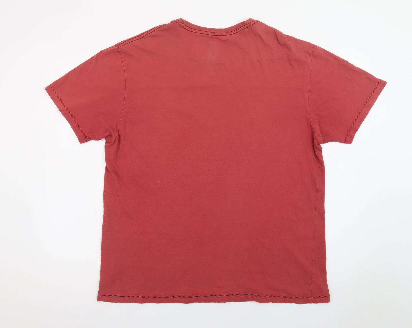 Margaritaville Men's Red XL Graphic Cotton T-Shirt Tropical Beach Style