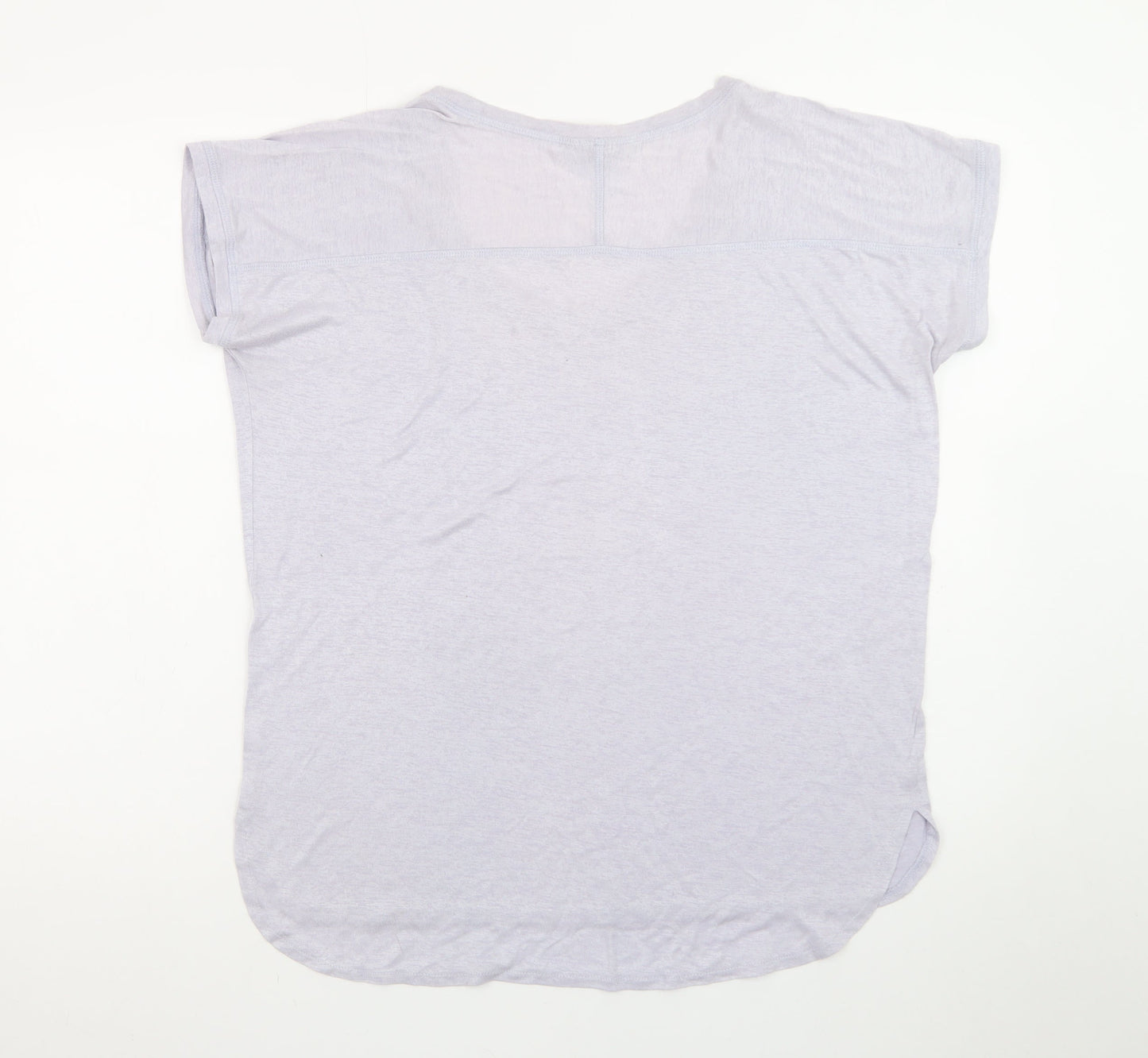 KENAR Womens Grey Basic Scoop Neck Short Sleeve T-Shirt Size M