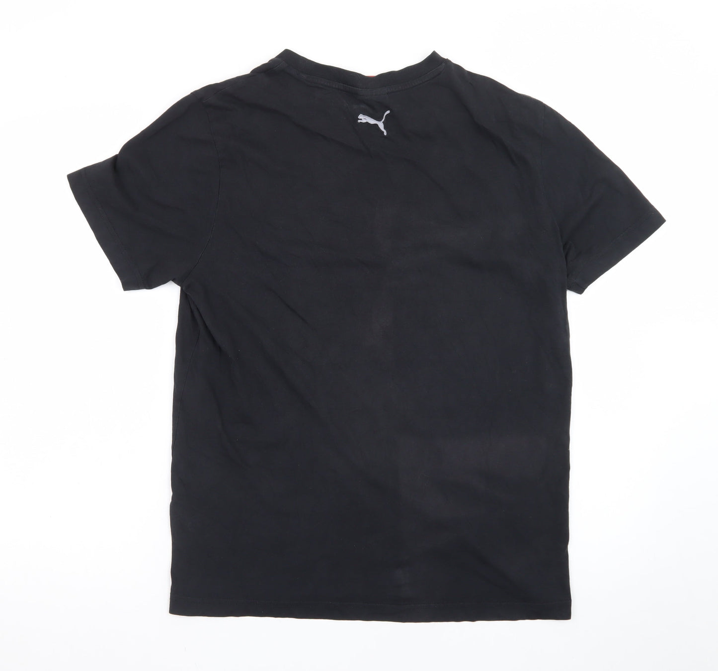 Puma Men's Black Graphic Sports T-Shirt Size M