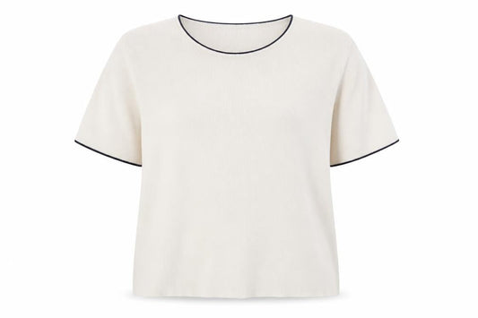 Berkertex Women Beige Short Sleeve Knit Jumper Size 14/16