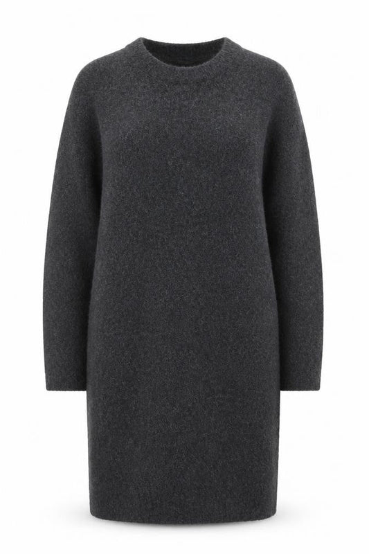 Vero Moda Women’s Grey Knit Jumper Dress XL Long Sleeve Casual