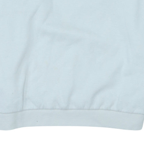 Fila Men's White XL Pullover Crew Neck Logo Sweatshirt