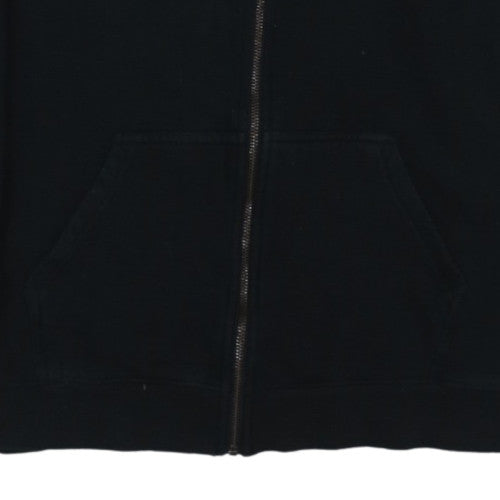 NFL Raiders Men's Black Full Zip Hoodie M Fleece Sportswear