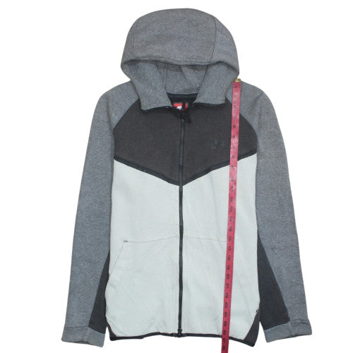 Nike Men's Grey Full Zip Hoodie XL Sports Fleece Jacket