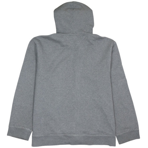 Tommy Hilfiger Mens Grey Full Zip Hoodie XL Classic Jersey Sweatshirt