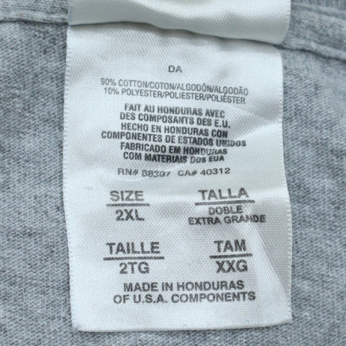 Adidas Women’s Grey Notre Dame 2XL Basic Sports T-Shirt