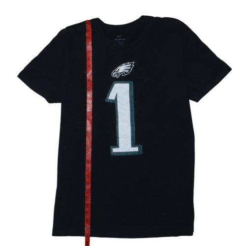 Nike Men's Black Philadelphia Eagles Hurts #1 Sports T-Shirt XL