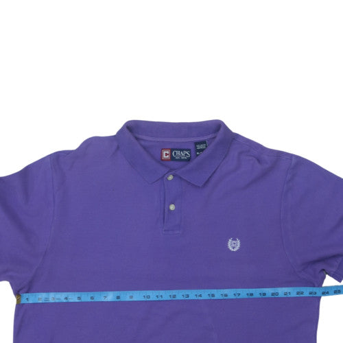 Chaps Men's Purple Cotton Polo Shirt XL Classic Fit